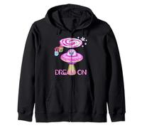 Dream On Alien Donut UFO Candy Planet Kawaii Estética Sudadera con Capucha