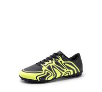 DREAM PAIRS Botas de Fútbol Sala Hombre Zapatos de Fútbol al Aire Libre Tacos Deporte,Size 39,Negro/Verde Neón,DMUMSO2502