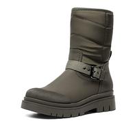 DREAM PAIRS Botas de Nieve Mujer Invierno con Forro Calido y Suela Antideslizante Botas Resistente al Agua,Size 39,Verde Oliva,SDSB2202W-E