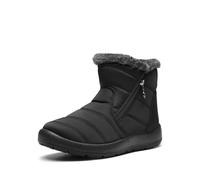 DREAM PAIRS Botas de nieve para mujer,Size 40,Negro,SDSB2303W-E