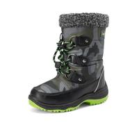 DREAM PAIRS Botas Nieve Niño con Forro Calido Suela Antideslizantes Parte Superior Resistente al Agua Invierno,Size 37.5,Camuflaje/verde,SDSB2228K