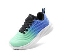 DREAM PAIRS Kids Zapatillass para Niñas y Niños con Cordones Deportivos para Running con Proteccion TPU de Dedo de Pie Durables,Size 31,Verde Claro/Azul,SDRS2330K