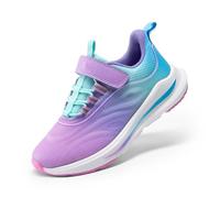 Dream Pairs Kids Zapatos Deportes para Niños y Niñas Tenis para Chicos Zapatillas Deportivas Protectoras para Caminar Serie Durastep,Size 37.5,Rosa Fuerte/Azul,SDRS2335K