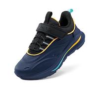 DREAM PAIRS Kids Zapatos Deportes para Niños y Niñas Tenis para Chicos Zapatillas Deportivas Protectoras para Caminar Serie Durastep,Size 33.5,Azul Oscuro/Negro,SDRS2335K
