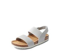 DREAM PAIRS Sandalia Planas de Mujer Comodos Planta Blanda para Verano Gris SDPW2202W-E Talla 39 (EUR)