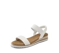 DREAM PAIRS Sandalia Vestir Cuña Mujer | Tacón cuña 4cm, plantilla látex 4mm, correa tobillo elástica, suela de goma ligera.