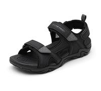 DREAM PAIRS Sandalias Hombre Senderismo Playa Deportes al Aire Libre Sandalias de Verano Antideslizante,Size 41,Negro,SDSA228M