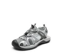 DREAM PAIRS Sandalias Hombre Verano Trekking Deportivas Playa Antideslizantes Zapatos con Punta Cerrada de Senderismo,Size 44,Gris Claro,DMUMST2505
