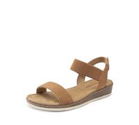 DREAM PAIRS Sandalias Mujer Moda Zapatos Comodas de Tacón Cuña con Suela Ligera para Paseo Playa Viaje,Size 40,Camello,DWUMFS2525