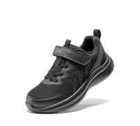 DREAM PAIRS Tenis deportivos para niños y niñas, para correr, gimnasio, transpirables, ligeros para niños pequeños y grandes, Todo negro, 6 Big Kid