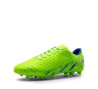 Dream Pairs Zapatillas de Fútbol Hombre Botas de Fútbol Zapatos de Fútbol al Aire Libre Tacos Deporte Atletismo Sala,Size 44.5,Neón/Verde/Royal,Mega-1