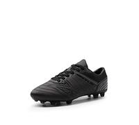 DREAM PAIRS Zapatillas de Fútbol Hombre Calzado de Fútbol para Hombre Botas de Fútbol Zapatos de Fútbol Tacos Fútbol Deporte Spike Negro/Gris Oscuro 160859-M-E Talla 40 (EUR)
