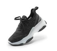 DREAM PAIRS Zapatillas Deportivas Sin Cordones para Niños Zapatillas Running para Correr Ligeros con Suela Antideslizantes,Size 31,Negro,SDFS2303K