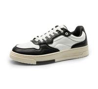 DREAM PAIRS Zapatillas Hombre Zapatos Planos Casuales Bambas Vestir Transpirables Verano,Size 41,Blanco/Negro,DMUMFN2501