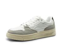 DREAM PAIRS Zapatillas Hombre Zapatos Planos Casuales Bambas Vestir Transpirables Verano,Size 47,Blanco/Gris/Negro,DMUMFN2501