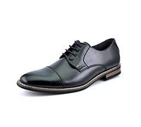 DREAM PAIRS Zapatos de Cordones Zapatillas de Vestir Oxfords Clásico Formales Derby para Hombre Negro Prince-6 Talla 42EU/9US