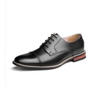 DREAM PAIRS Zapatos de Cordones Zapatillas de Vestir Oxfords Clásico Formales Derby para Hombre Negro Prince-6 Talla 40EU/7.5US
