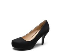 DREAM PAIRS Zapatos de Tacón Fina | Alto Cómodos con Plataforma Clásicos de Punta Redonda Zapatos de Salón Alto