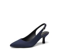 DREAM PAIRS Zapatos de Tacón Gato Clásicos Mujer de Zapatos de Salón PU Slingback con Plantilla Comoda para Boda Fiesta,Size 41,Marino-Ante-1,SDPU2444W