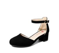 DREAM PAIRS Zapatos de vestir para niñas - Comodidad clásica, Black, 13 UK Child