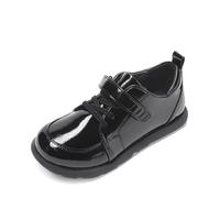 DREAM PAIRS Zapatos de vestir para niños, zapatillas informales Oxfords para uniformes escolares formales para niños pequeños y niños pequeños, Todo negro., 28 EU