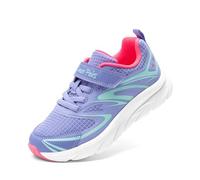 DREAM PAIRS - Zapatos deportivos para niños y niñas, tenis deportivos para correr, gimnasio, escuela, para niños pequeños, Púrpura, 23.2 cm