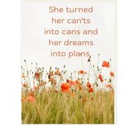 Dream. Plan. Do.: A Motivational Journal for Women Who Rise - Premium Notebook with 120 rulled pages: Daily Inspiration, Reflection, and Progress - One Empowering Step at a Time