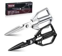 Dream Reach Tijeras de Cocina, Multifuncionales Tijeras de Cocina de Acero Inoxidable para Carne, Aves, Verduras, Hierbas, Nueces y Barbacoa