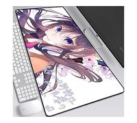 Dream Schoolgirl Alfombrilla Raton Anime Gaming Mouse Pad XXL 800x300x3 mm,Impermeable con 3mm Base de Goma Antideslizante,Special-Textured Superficie para Ordenador, PC y Laptop, F