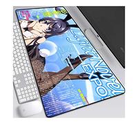 Dream Schoolgirl Alfombrilla Raton Anime Gaming Mouse Pad XXL 900x400x3 mm,Impermeable con 3mm Base de Goma Antideslizante,Special-Textured Superficie para Ordenador, PC y Laptop, E