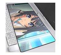 Dream schoolgirl Anime Alfombrillas de Ratón - Gaming Mousepad 900x400mm, 3mm Base de Goma Antideslizante, Superfície con Textura Especial, Compatible con ratón láser y óptico, para PC y Laptop, G