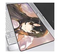 Dream Schoolgirl Anime Alfombrillas de Ratón - Gaming Mousepad 900x400mm, 3mm Base de Goma Antideslizante, Superfície con Textura Especial, Compatible con ratón láser y óptico, para PC y Laptop, B