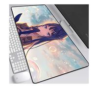 Dream schoolgirl Anime Alfombrillas de Ratón - Gaming Mousepad 900x400mm, 3mm Base de Goma Antideslizante, Superfície con Textura Especial, Compatible con ratón láser y óptico, para PC y Laptop, A