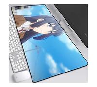 Dream Schoolgirl XXL Anime Alfombrilla para ratón 800 x 300 mm - Speed Gaming Mousepad - Mouse Pad para Ordenador - 3mm Goma Antideslizante, para Gamers Ordenador, PC y Laptop, F