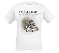 Dream Theater Distance Over Time Album Cover Camiseta Blanco S, 100% algodón, Regular