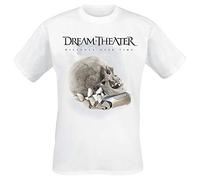 Dream Theater Distance Over Time Album Cover Hombre Camiseta Blanco XXL, 100% algodón, Regular