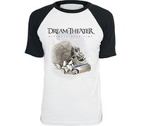 Dream Theater Distance Over Time Hombre Camiseta Blanco-Negro XXL 100% algodón Regular