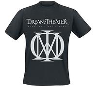 Dream Theater Distance Over Time Logo Hombre Camiseta Negro M 100% algodón Regular