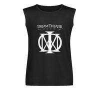 Dream Theater Distance Over Time Sleeveless T-Shirt Man's Fashion Cotton Black Vest Tank Clothes, Negro , XXL