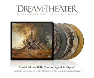 Dream Theater - Dream Theater, Neues Album 2025, Quarantième: Live À Paris 2024, Special Edition Box-Set 3 CD + 2 Blu-Ray Digipak