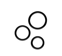 Dream Toys All Time Favorites 3 anillos de silicona para el pene Black One Size