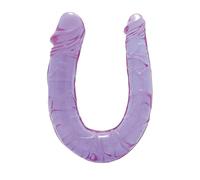 Dream Toys All Time Favorites Dong de doble cabeza Purple 15,5 cm