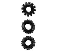 Dream Toys All Time Favorites Juego de 3 Anillos Para El Pene Black 4 cm