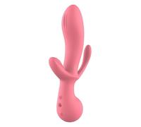 Dream Toys Amour Triple Pleasure Vibrador Claire Pink 22 cm