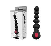 Dream Toys Essentials Cuentas anales flexibles Black 22 cm