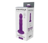 Dream Toys Essentials Premium consolador acanalado Purple 18 cm
