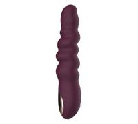 Dream Toys Essentials Ribbed Vibrador de potencia Purple 21,5 cm