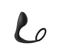 Dream Toys Fantasstic Anal Plug Con Anillo Para El Pene Black 11 cm