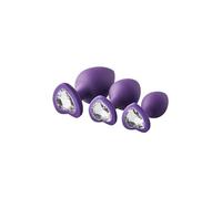 Dream Toys Flirts Kit de entrenamiento anal Stone Purple 7,3x8x9,3 cm