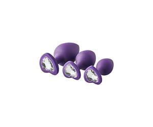 Dream Toys Flirts Kit de entrenamiento anal Stone Purple 7,3x8x9,3 cm